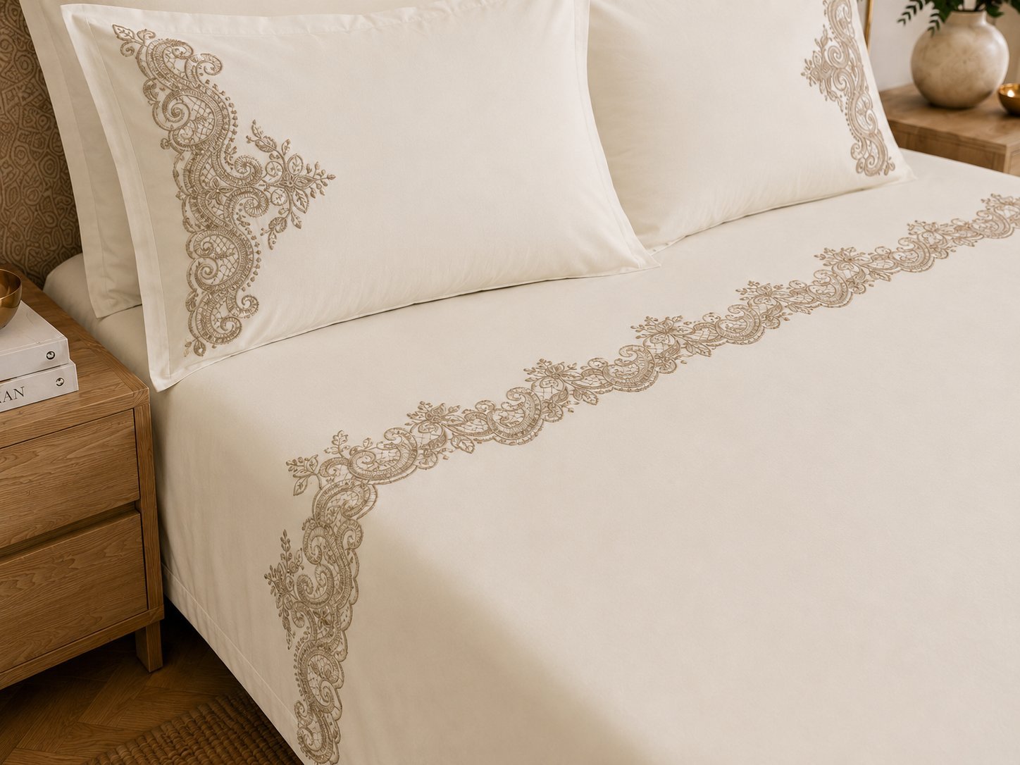 Détail de la broderie