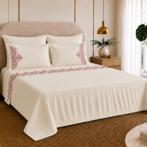 Drap brodé Champagne